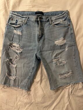 Aéropostale Loose Cut-Off Men's Denim Shorts